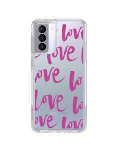 Samsung Galaxy S21 FE Case Love Clear - Dricia Do