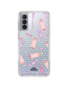 Cover Samsung Galaxy S21 FE Caramelle Trasparente - kateillustrate