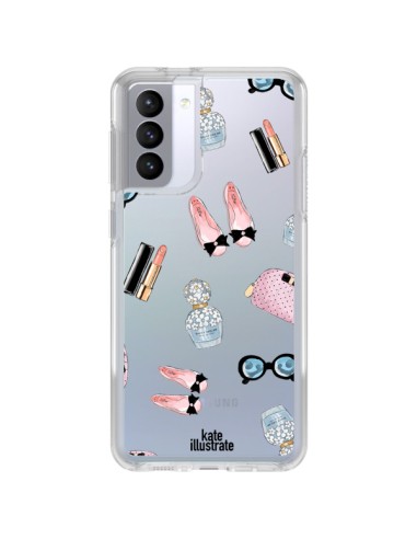 Coque Samsung Galaxy S21 FE Essential Beautiful Belle Essentiel Transparente - kateillustrate