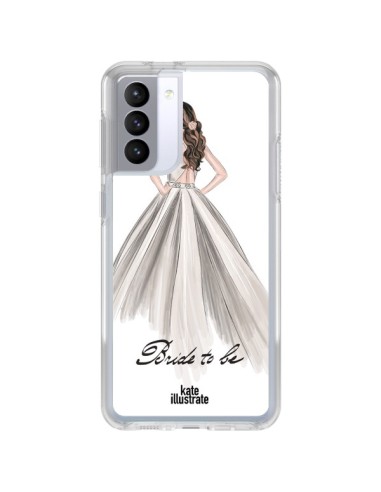 Coque Samsung Galaxy S21 FE Bride To Be Mariée Mariage - kateillustrate