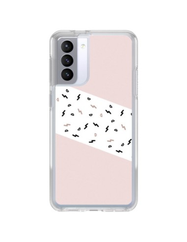Samsung Galaxy S21 FE Case Festive Pattern Pink - Koura-Rosy Kane