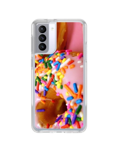 Cover Samsung Galaxy S21 FE Ciambella Rosa Dolce Caramella - Laetitia