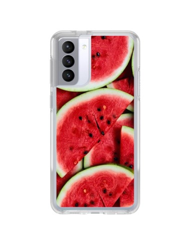 Coque Samsung Galaxy S21 FE Pastèque Watermelon Fruit - Laetitia