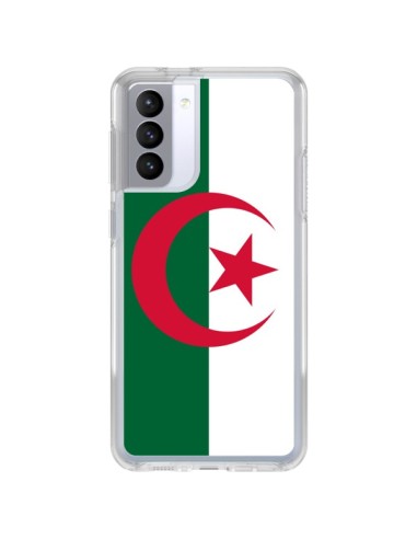 Coque Samsung Galaxy S21 FE Drapeau Algérie Algérien - Laetitia