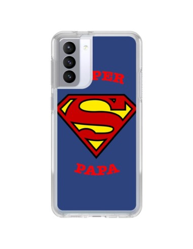 Samsung Galaxy S21 FE Case Super Papà Superman - Laetitia
