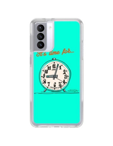 Coque Samsung Galaxy S21 FE It's time for - Leellouebrigitte