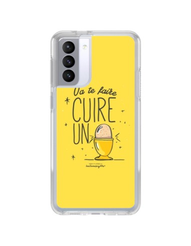 Cover Samsung Galaxy S21 FE Va te faire cuir un oeuf Giallo - Leellouebrigitte