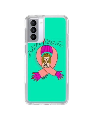 Cover Samsung Galaxy S21 FE Take care Mamma Festa della Mamma - Leellouebrigitte