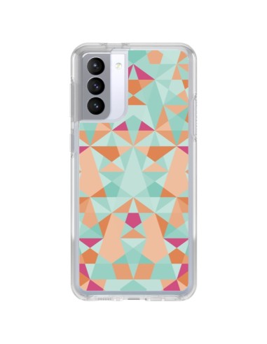 Samsung Galaxy S21 FE Case Aztec Green - Leandro Pita