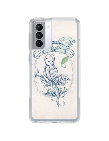 Cover Samsung Galaxy S21 FE Piccolo Uccello Vintage - Lassana