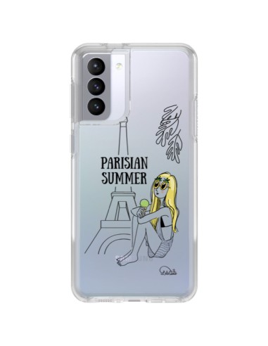 Samsung Galaxy S21 FE Case Parisian Summer Summer Parigina Clear - Lolo Santo