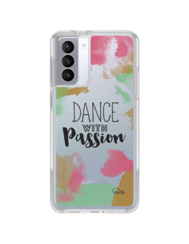 Cover Samsung Galaxy S21 FE Dance With Passion Trasparente - Lolo Santo