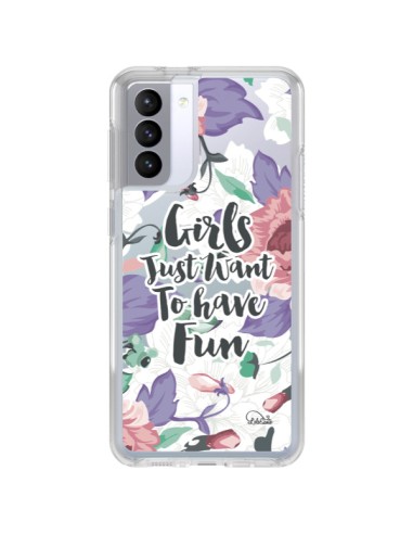 Coque Samsung Galaxy S21 FE Girls Fun Transparente - Lolo Santo