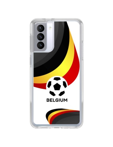 Coque Samsung Galaxy S21 FE Equipe Belgique Football - Madotta