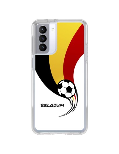 Coque Samsung Galaxy S21 FE Equipe Belgique Belgium Football - Madotta