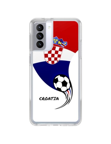 Coque Samsung Galaxy S21 FE Equipe Croatie Croatia Football - Madotta