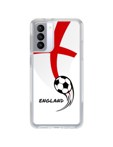 Coque Samsung Galaxy S21 FE Equipe Angleterre England Football - Madotta