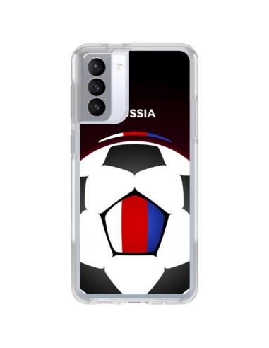 Coque Samsung Galaxy S21 FE Russie Ballon Football - Madotta