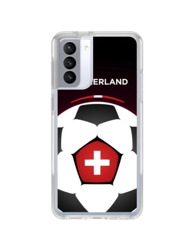 Coque Samsung Galaxy S21 FE Suisse Ballon Football - Madotta