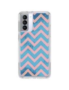 Coque Samsung Galaxy S21 FE Azteque Chevron Sunset - Mary Nesrala