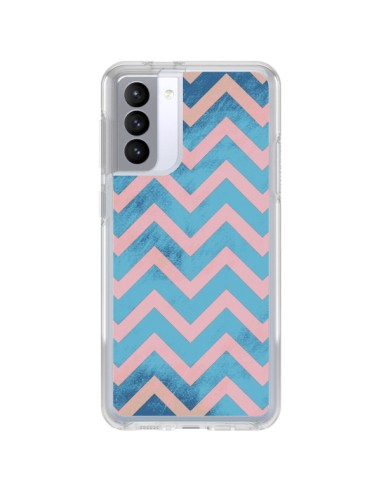 Coque Samsung Galaxy S21 FE Azteque Chevron Sunset - Mary Nesrala