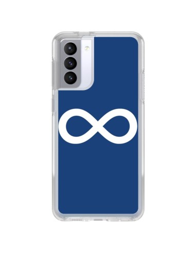 Coque Samsung Galaxy S21 FE Infini Navy Blue Infinity - Mary Nesrala