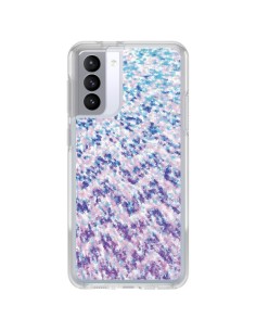 Samsung Galaxy S21 FE Case Chevron Splash Triangle Aztec - Mary Nesrala