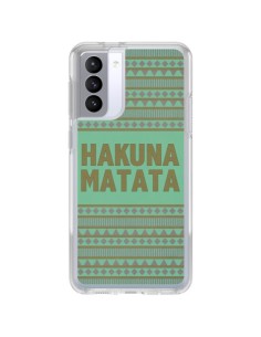 Cover Samsung Galaxy S21 FE Hakuna Matata Re Leone - Mary Nesrala