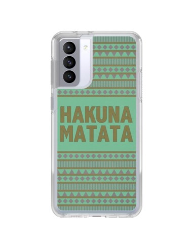 Coque Samsung Galaxy S21 FE Hakuna Matata Roi Lion - Mary Nesrala