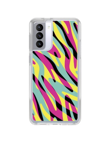 Coque Samsung Galaxy S21 FE In the wild arc en ciel - Mary Nesrala