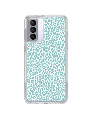 Samsung Galaxy S21 FE Case Leopard Turchese - Mary Nesrala
