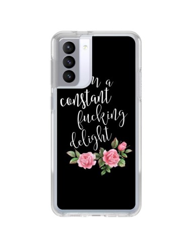 Samsung Galaxy S21 FE Case Fucking Delight Flowers - Maryline Cazenave