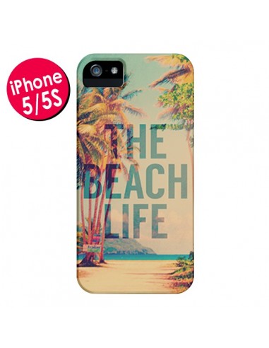 Coque The Beach Life Summer pour iPhone 5 et 5S - Mary Nesrala