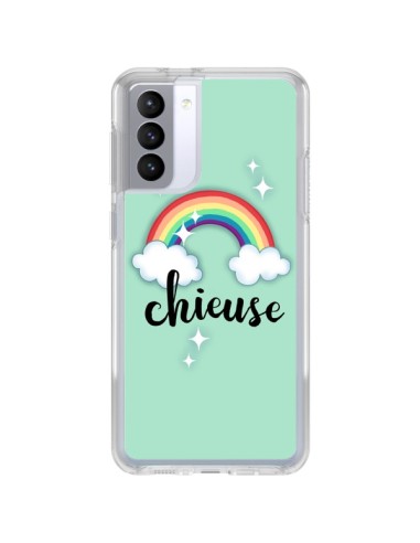 Cover Samsung Galaxy S21 FE Chieuse Arcobaleno - Maryline Cazenave