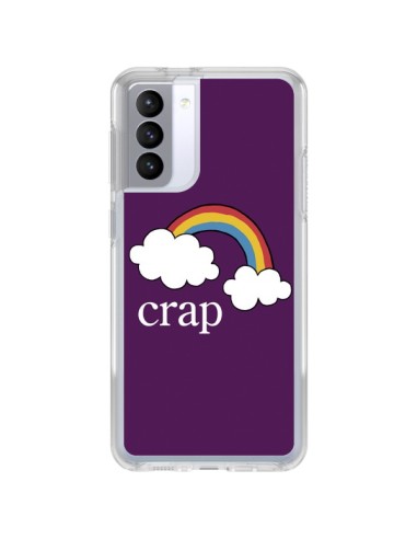 Samsung Galaxy S21 FE Case Crap Rainbow  - Maryline Cazenave
