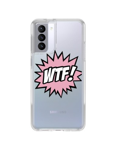 Samsung Galaxy S21 FE Case WTF What The Fuck Clear - Maryline Cazenave