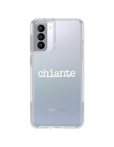 Coque Samsung Galaxy S21 FE Chiante Blanc Transparente - Maryline Cazenave