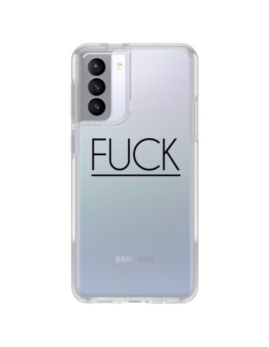 Cover Samsung Galaxy S21 FE Fuck Trasparente - Maryline Cazenave