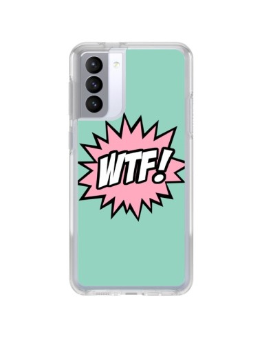 Coque Samsung Galaxy S21 FE WTF Bulles BD Comics - Maryline Cazenave