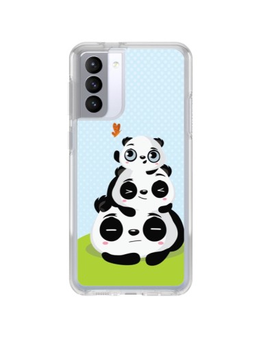 Coque Samsung Galaxy S21 FE Panda Famille - Maria Jose Da Luz