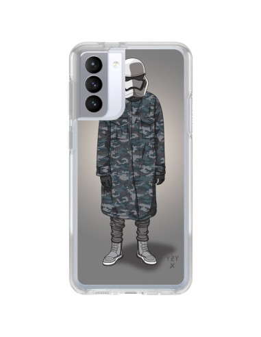 Coque Samsung Galaxy S21 FE White Trooper Soldat Yeezy - Mikadololo