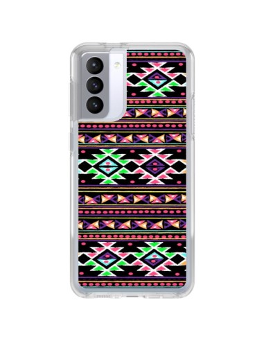 Coque Samsung Galaxy S21 FE Black Aylen Azteque - Monica Martinez