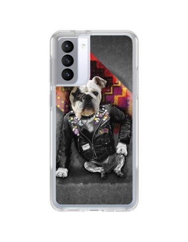 Coque Samsung Galaxy S21 FE Chien Bad Dog - Maximilian San