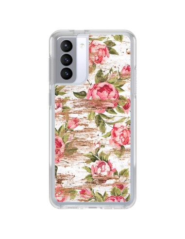 Samsung Galaxy S21 FE Case Eco Love Pattern Wood Flowers - Maximilian San