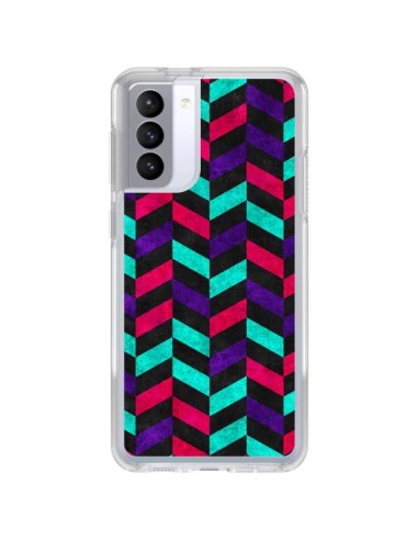 Cover Samsung Galaxy S21 FE Azteco Geometrico Mondo - Maximilian San