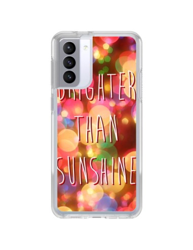 Coque Samsung Galaxy S21 FE Brighter Than Sunshine Paillettes - Maximilian San