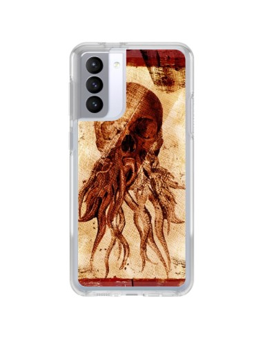 Cover Samsung Galaxy S21 FE Polpo Teschio - Maximilian San