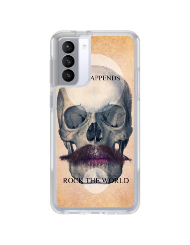 Coque Samsung Galaxy S21 FE Rock Skull Tête de Mort - Maximilian San