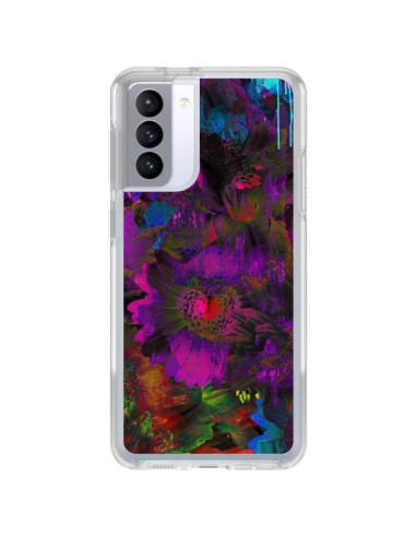 Coque Samsung Galaxy S21 FE Fleurs Lysergic Lujan - Maximilian San