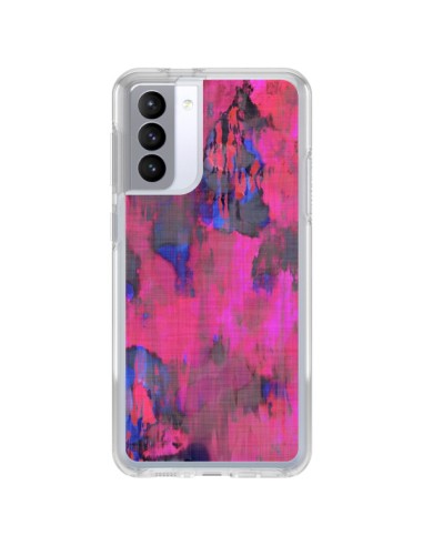 Samsung Galaxy S21 FE Case Flowerss Pink Lysergic Pink - Maximilian San